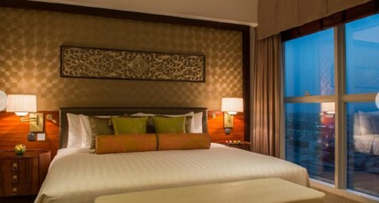 Dusit Thani Dubai - Near Burj Khalifa Room Type - 1 BR Apartment Burj Khalifa View.