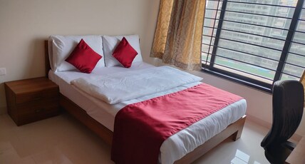 NP hospitality,Magarpatta Room Type - A1 Standard Room with external pvt Bathroom