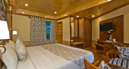 The Foghills : A Boutique Hotel & Cottages Room Type - Standard Room Mountain View Centrally Heated (Without Balcony / Elevator) The Foghills : A Boutique Hotel & Cottages Room Type - Standard Room Mountain View Centrally Heated (Without Balcony / Elevator)