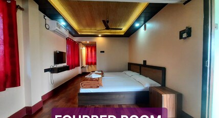 Bonpahari Resort Room Type - AC Deluxe Double Bed Room with Garden View Bonpahari Resort Room Type - AC Deluxe Double Bed Room with Garden View