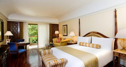 The Leela Palace Bengaluru Room Type - Royal Club rooms with Balcony, Club Lounge Access including Cocktail Hours The Leela Palace Bengaluru Room Type - Royal Club rooms with Balcony, Club Lounge Access including Cocktail Hours