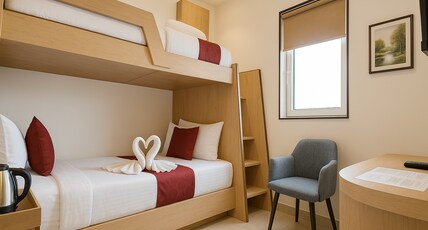 VYOM RESIDENCY Room Type - Twin Bed Luxury Room