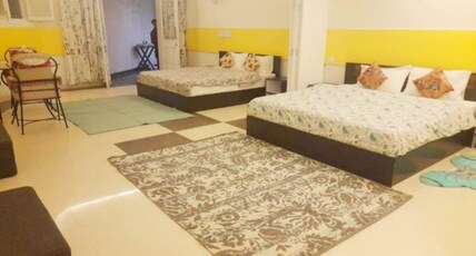 Mango Tree Courtyard Mussoorie Room Type - Family Room with two Double Beds and Common Sitout Area Mango Tree Courtyard Mussoorie Room Type - Family Room with two Double Beds and Common Sitout Area