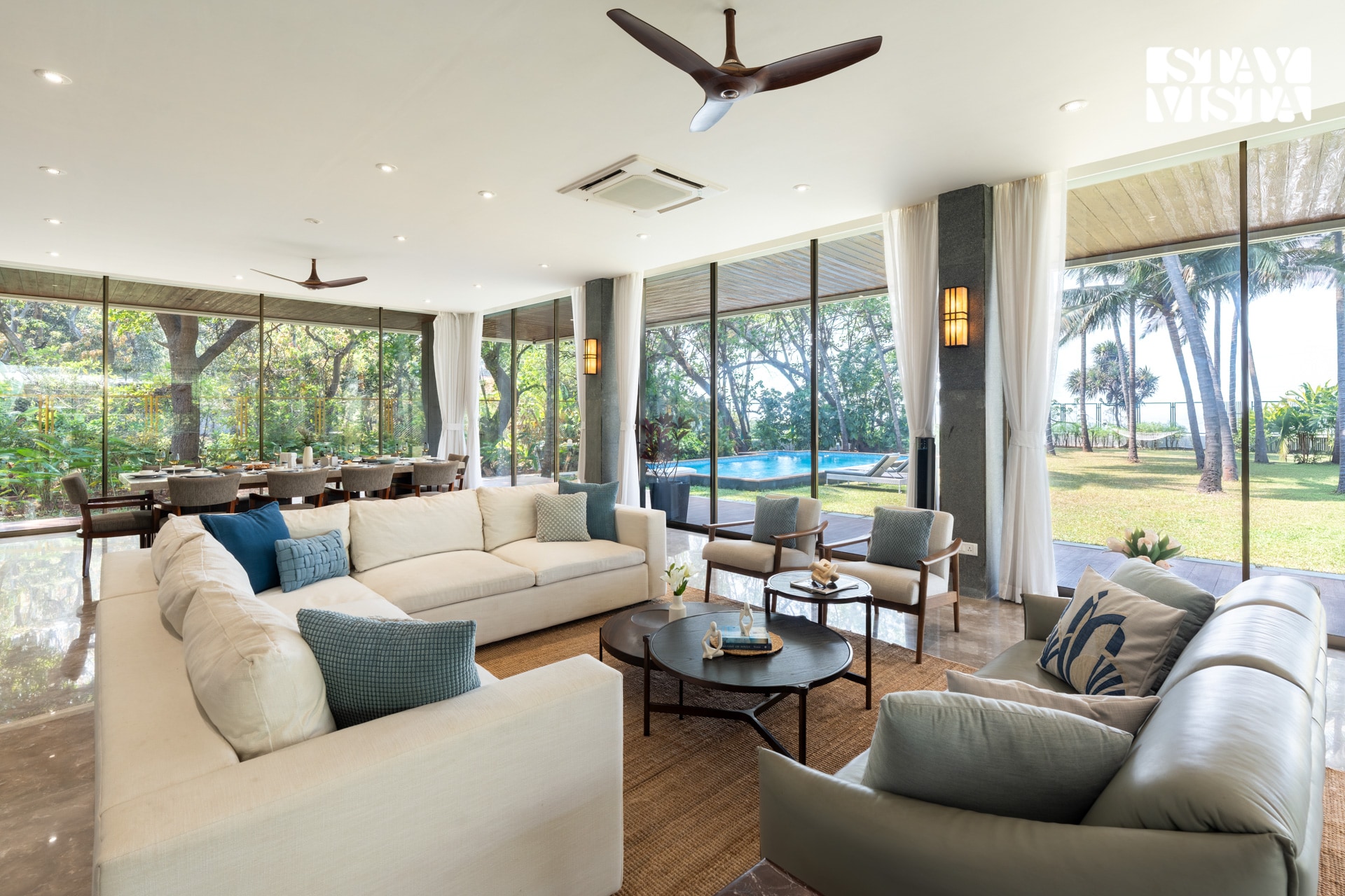 StayVista at Sapphire Shores Beachfront Villa - Tap to explore photos