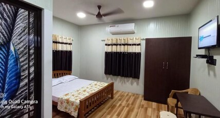 Vidhara Rooms | 5 min drive to KIMSHEALTH Hospital Room Type - AC Room