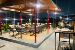 Hotel Le grand Roof Top restaurant -Walk -in  from Rk Ashram  metro Station