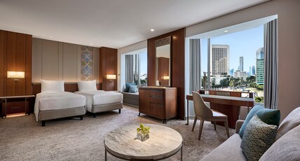 Grand Hyatt Jakarta Room Type - 2 TWIN BEDS WITH CLUB ACCESS AND BUNDARAN VIEW