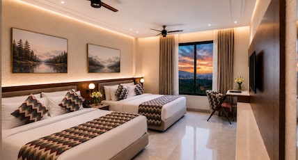 Shanti Sarovar Haridwar Room Type - Superior Family Room (Mountain View) Shanti Sarovar Haridwar Room Type - Superior Family Room (Mountain View)