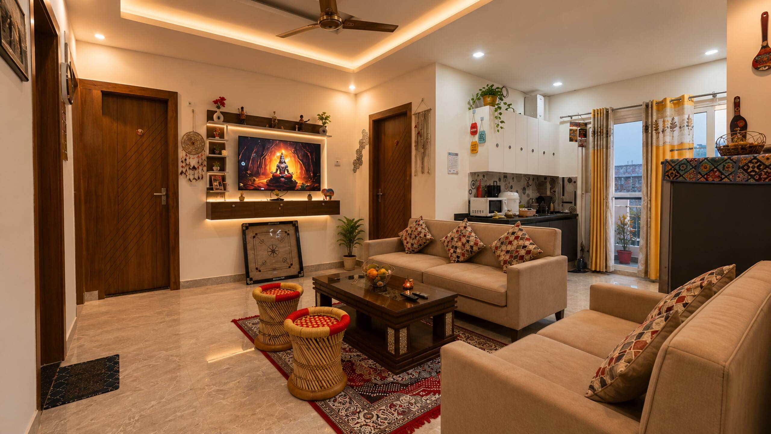 Rishikesh Homestays Luxury 3 BHK Ganges Hill View - Tap to explore photos
