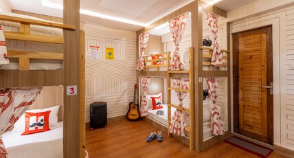 Moustache Hostel Nainital Room Type - Bed in 4 Bed Mixed Dorm