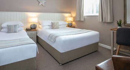 The George Hotel, BW Signature Collection Room Type - 1 Double 1 Single, Non-Smoking, Family Room