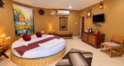 HOTEL NATRAJ & RESORT ( 17 kms away from Gandhinagar ) Room Type - Village Cottage with Balcony HOTEL NATRAJ & RESORT ( 17 kms away from Gandhinagar ) Room Type - Village Cottage with Balcony