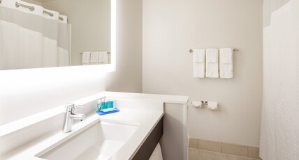Holiday Inn Express & Suites MINNEAPOLIS-DWTN (CONV CTR) Room Type - 2 Full Beds Standard Communication Accessible Tub Holiday Inn Express & Suites MINNEAPOLIS-DWTN (CONV CTR) Room Type - 2 Full Beds Standard Communication Accessible Tub