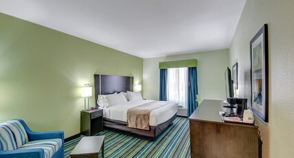 Holiday Inn Express & Suites CARRIZO SPRINGS Room Type - 1 King Bed Standard Mobil Access Tub