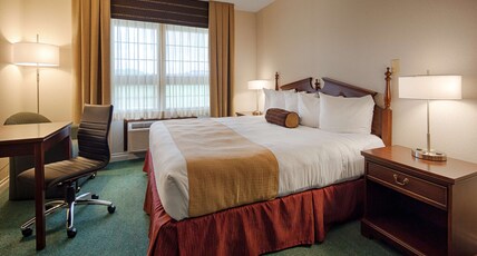 Best Western Sault Ste. Marie Room Type - Accessible - 1 King, Mobility Accessible, Roll In Shower, Microwave And Refrigerator, Non-Smoking, F Best Western Sault Ste. Marie Room Type - Accessible - 1 King, Mobility Accessible, Roll In Shower, Microwave And Refrigerator, Non-Smoking, F