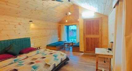 The Heimat Resort | River-view Tents Room Type - Garden view cabin