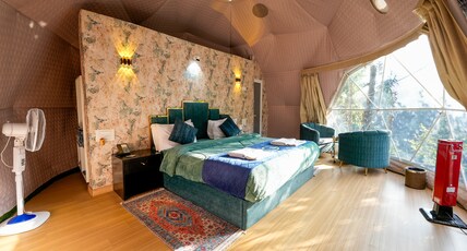Eco Glamp Kanatal | A Luxe Experience Room Type - Geodesic Domes With Jungle View