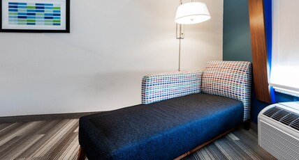 Holiday Inn Express Hotel and Suites Del Rio Room Type - 2 Queen Suite Sofa Communications Mobility Accessible