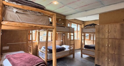 Mudhouse Cottages | River-side Stay Room Type - 6 Bed Mixed Dorm