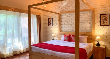 The River's Edge Farm | Amidst Nature Room Type - Double Bed Room With Balcony & Garden View