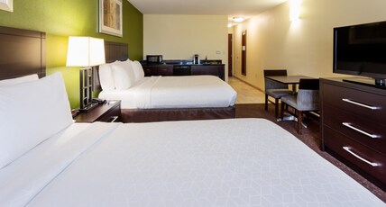 Holiday Inn Express & Suites Rochester  Room Type - 2 Queen Standard Walk in Shower