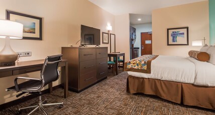 Best Western Plus Executive Residency Elk City Room Type - 1 King Bed, Non-Smoking, Kitchenette, Microwave And Refrigerator, High Speed Internet Access, Full B Best Western Plus Executive Residency Elk City Room Type - 1 King Bed, Non-Smoking, Kitchenette, Microwave And Refrigerator, High Speed Internet Access, Full B