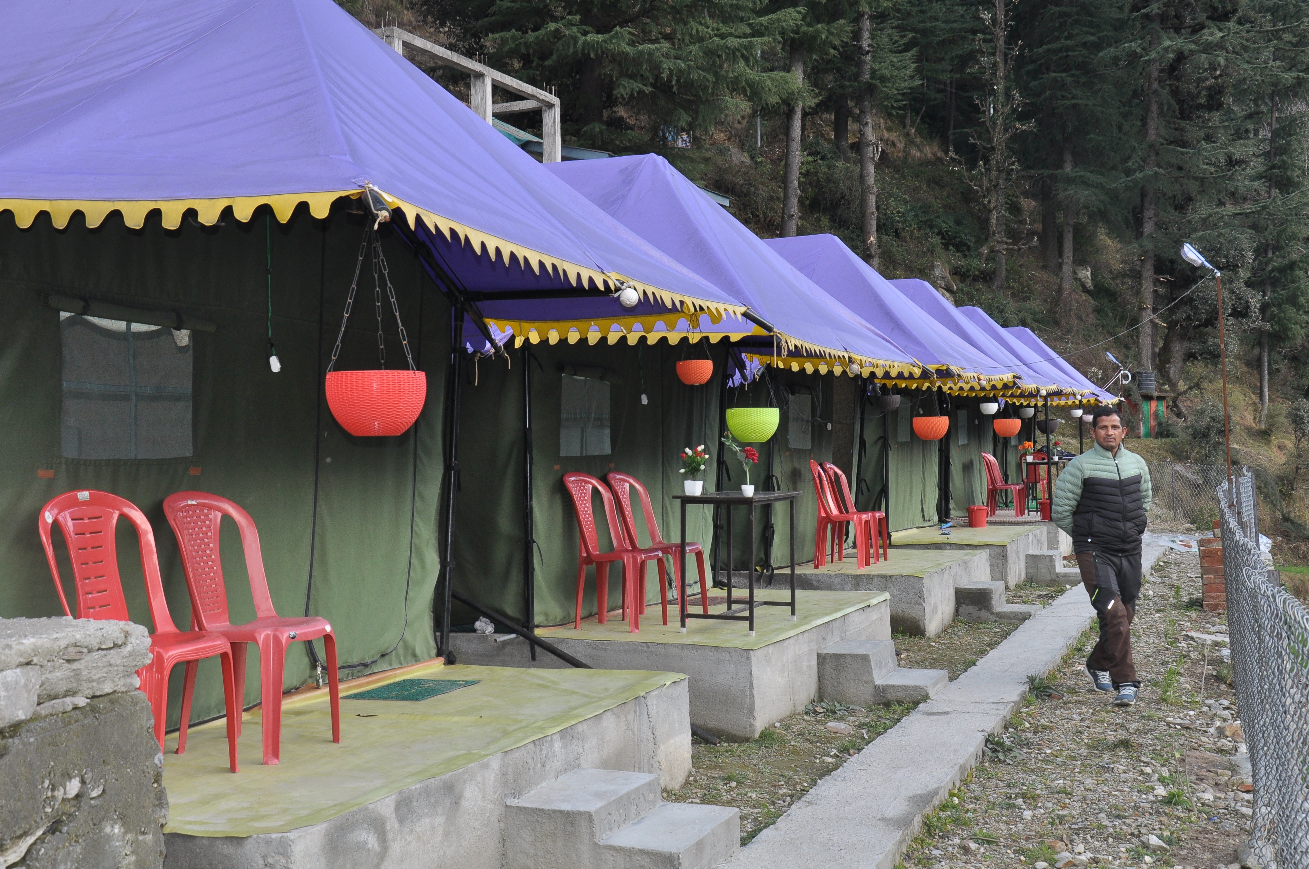 BAROT WATERFALL CAMPS AND DOMES - Tap to explore photos