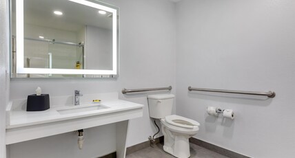 Best Western Plus Lewisville/Coppell Room Type - Accessible - Suite 1 King Bed, Mobility Accessible, Walk In Shower, Non-Smoking, Full Breakfast Best Western Plus Lewisville/Coppell Room Type - Accessible - Suite 1 King Bed, Mobility Accessible, Walk In Shower, Non-Smoking, Full Breakfast