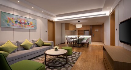Holiday Inn Hotel & Suites Langfang New Chaoyang Room Type - 2 Bedroom Suite Kitchen 1 King 2 Twin