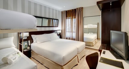 Sercotel Madrid Aeropuerto Room Type - Family Room 2 AD +1 CH