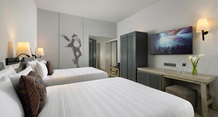 Hard Rock Hotel Bali Room Type - Deluxe Two Queens