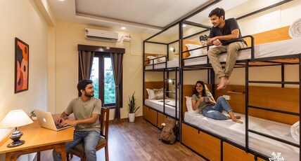 Zostel Gurugram Room Type - Deluxe 4 Bed Mixed Dorm