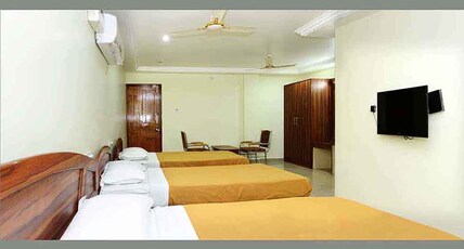 Hotel Pancharathna International  Moodbidire   Room Type - Mini Suite 3 Bedded