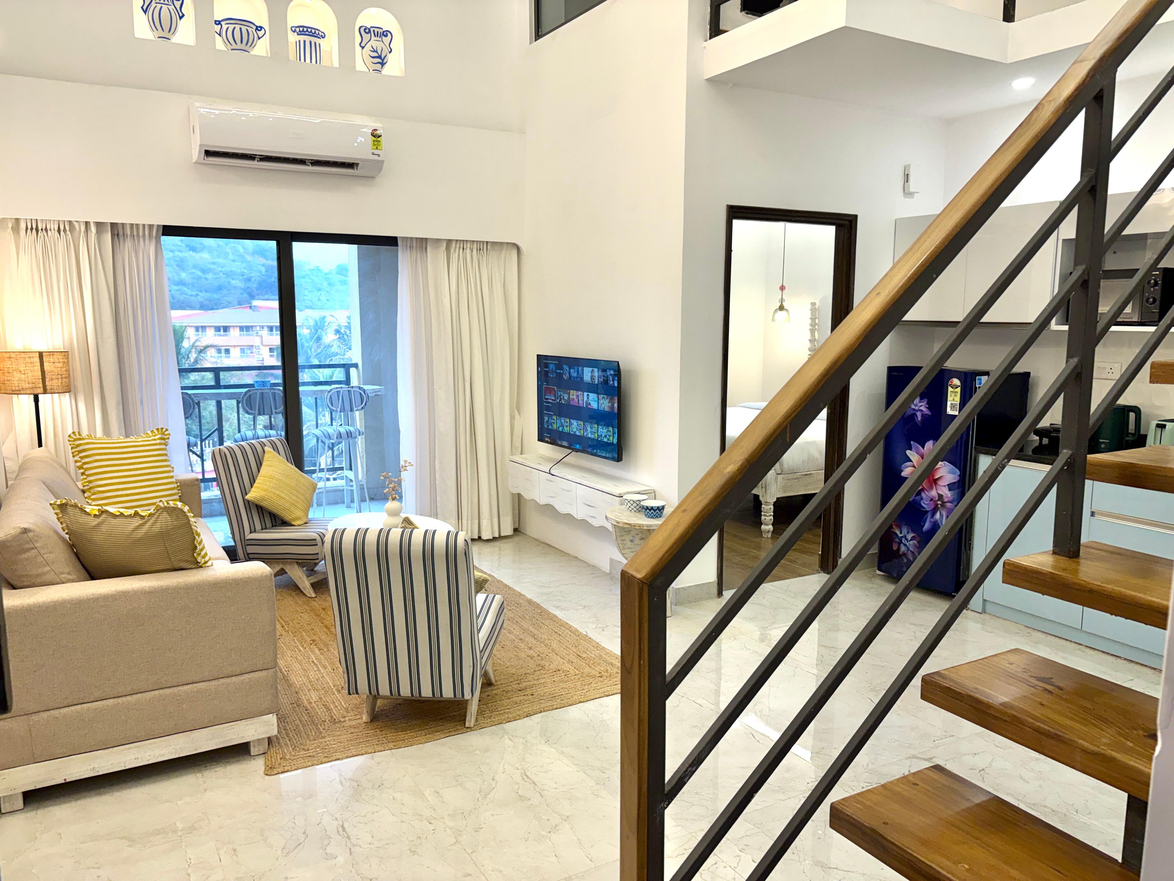 Stylish 2BHK Duplex Close to CandolimBeach, Goa|T2 by Mirashya Homes - Tap to explore photos