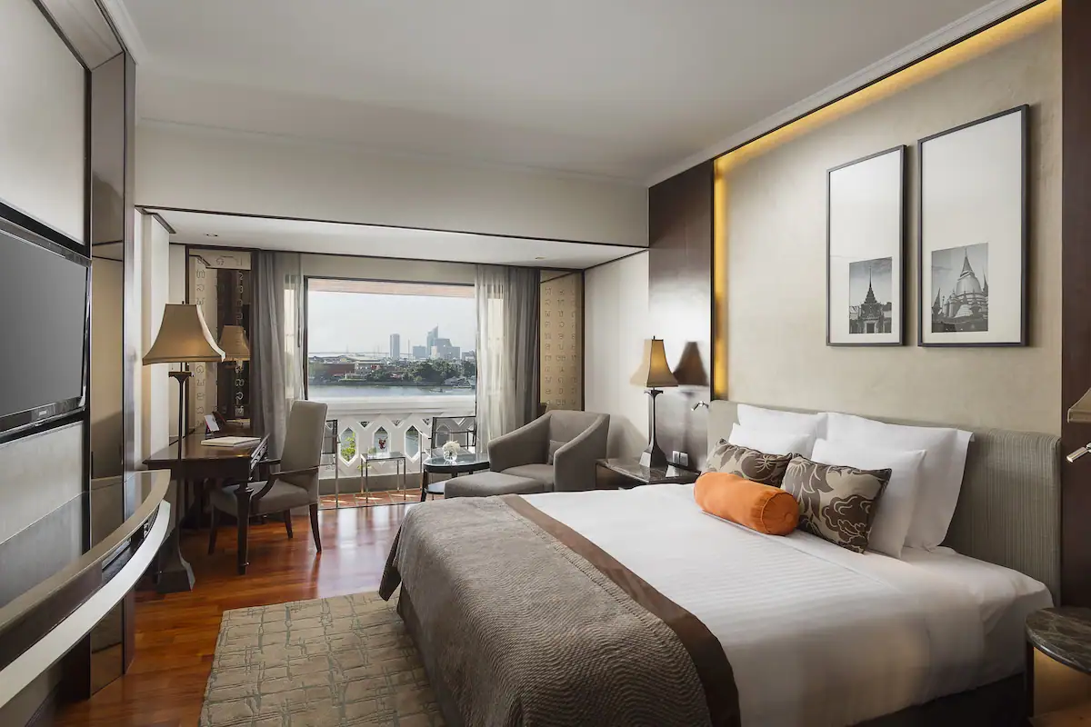 Anantara Riverside Bangkok Resort Room Type - Deluxe Riverfront Room
