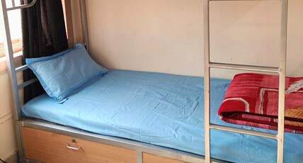 The Mystery Hostel Varanasi Room Type - Bed in a 10-Bed Mixed Dormitory Room