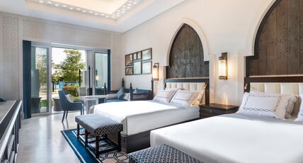 Hilton Salwa Beach Resort & Villas Room Type - TWO QN BEDS GST RM W  VIEW