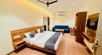 Hotel City Inn 2min walk to Gorakhnath Temple Room Type - Super Deluxe Room (Balcony subject to availability)