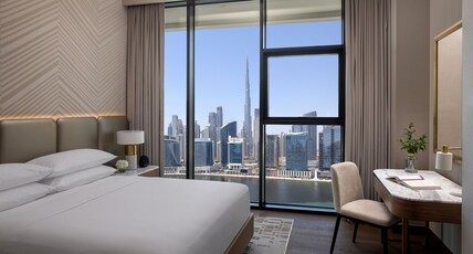 InterContinental Hotels RESIDENCES DUBAI BUSINESS BAY Room Type - 1 Bedroom Residence Burj Khalifa Canal View