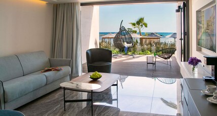 Mercure Larnaca Beach Resort Room Type - Duplex Villa balcony, sea view - 1 Bedroom and one living room