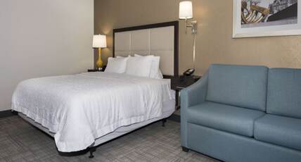 Hampton Inn & Suites by Hilton Minneapolis University Area Room Type - 1 KING BED W SOFABED