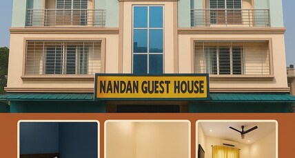 NANDAN GUEST HOUSE Room Type - DELUXE DOUBLE BED