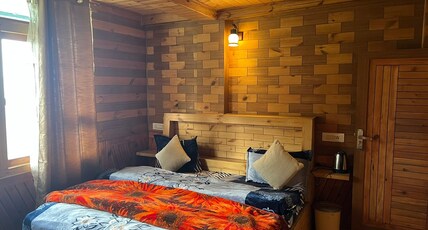 The Pahadi House | Mountain-view Rooms Room Type - Valley-view Wooden Room