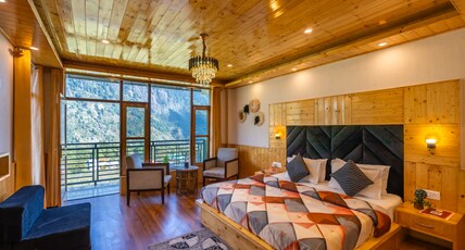 The 14 Gables, A Boutique Stay, Manali (Pet Friendly Hotel). Room Type - Super Deluxe Room with Balcony