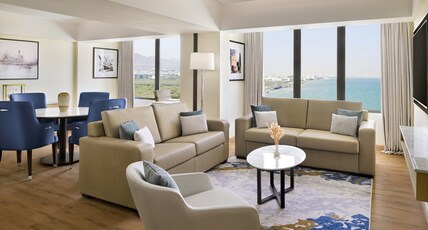 Crowne Plaza MUSCAT Room Type - 1 King Junior Suite with Seaview Crowne Plaza MUSCAT Room Type - 1 King Junior Suite with Seaview
