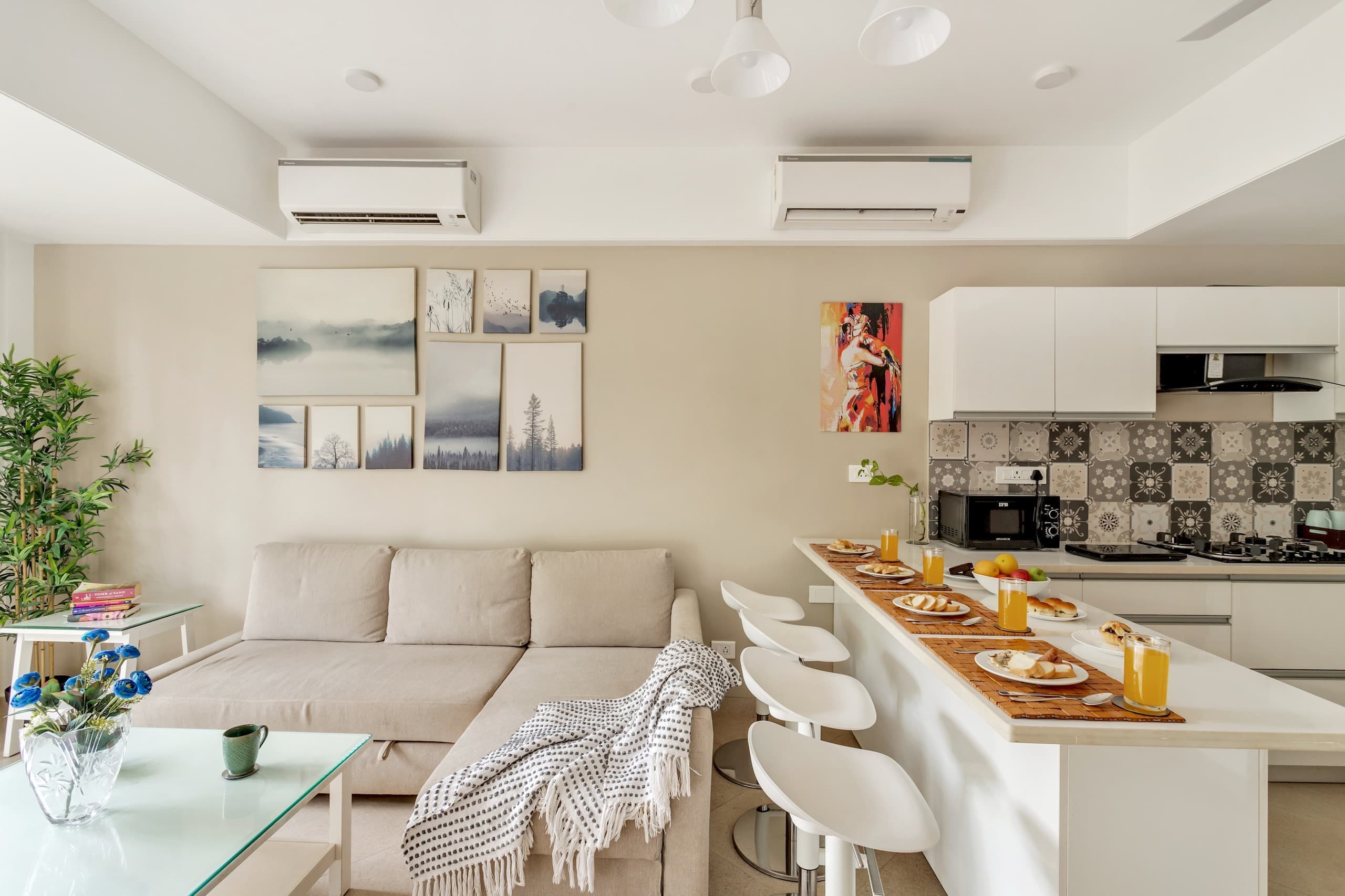 A Luxury 3BHK Duplex by Tisya Stays Candolim Goa - Tap to explore photos
