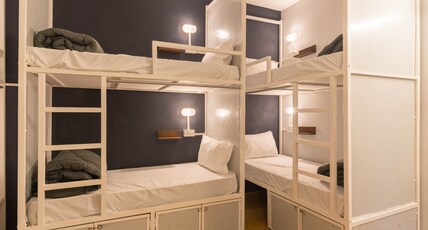 Madpackers Goa (Anjuna) | Pool Table & Bar Room Type - Bed in Deluxe 6Bed Mixed Ensuite