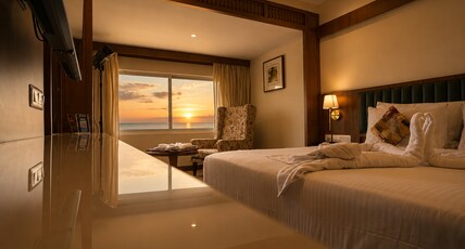 Hotel Seaface Room Type - Luxury AC Seaview room (Glass Bridge View)