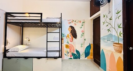 HOSHTEL99 - DELHI Room Type - 1 Bed in 6-Bed Air-Conditioned Female Dorm | (Private Bathroom) Free Breakfast HOSHTEL99 - DELHI Room Type - 1 Bed in 6-Bed Air-Conditioned Female Dorm | (Private Bathroom) Free Breakfast