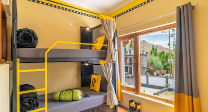 Hotel Bayshu ( The Hosteller Leh ) Room Type - Bed in 8 Bed Mixed Dormitory with Balcony and Mountain View Hotel Bayshu ( The Hosteller Leh ) Room Type - Bed in 8 Bed Mixed Dormitory with Balcony and Mountain View